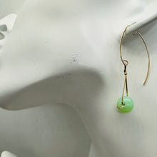 Load image into Gallery viewer, Chrysoprase AAA Natural 14K Gold Filled Earrings | Green | 1 3/4" Long |