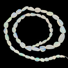 Load image into Gallery viewer, Opal AAA Fire Blue, Green, Pink Oval Bead Strand | 8" Long | Clear | 52 Beads |