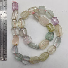 Load image into Gallery viewer, Kunzite 57G Flat Nugget Bead Strand| 20x10x5 to 12x11x5mm | Pink, Green, Clear |