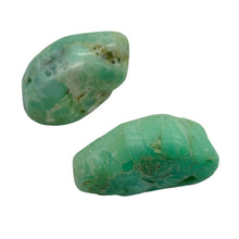 Load image into Gallery viewer, Designer Natural Chrysoprase Beads | 31g | 33x22x15 to 28x20x19mm | 2 Beads |