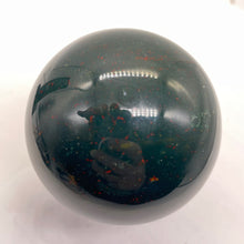 Load image into Gallery viewer, Bloodstone Sphere 380g (13.4oz) | 66mm (2.6") | Green Red | 1 Display Specimen |