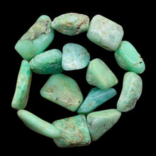 Load image into Gallery viewer, Designer Natural Chrysoprase Nugget Bead 151g Strand |35x19x13mm to 27x22x15mm|