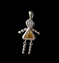 Load image into Gallery viewer, November! Crystal Kid Girl & Silver Pendant 9924Kg