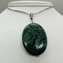 Load image into Gallery viewer, Exotic Kambaba Jasper Oval Sterling Silver Pendant | 2 1/4" Long | 1 Bead |