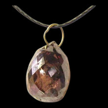Load image into Gallery viewer, 1 Chocolate Diamond 2.05cts Briolette 18K Pendant 10370E