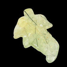 Load image into Gallery viewer, Hand Carved! Green Druzy Prehnite Leaf Brio Bead 9886I