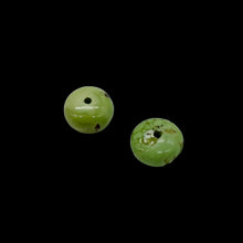 Load image into Gallery viewer, Gaspeite High Grade 8mm Rondelle Beads | 8mm | Green Brown | 2 Beads |