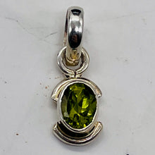 Load image into Gallery viewer, Peridot Sterling Silver Drop Pendant | 3/4" Long | Green | 1 Pendant |