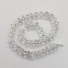 Load image into Gallery viewer, Quartz Clear Faceted Rock Crystal Rondelle Half-Strand | 8x5mm | Clear | 45 Bds|