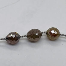 Load image into Gallery viewer, 3 Natural Red Platinum 1.80cts Diamond Beads 9314BB
