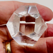 Load image into Gallery viewer, Rock Crystal 78g Dodecahedron Specimen | 34mm | Clear | 1 Figurine | | 34mm | Clear