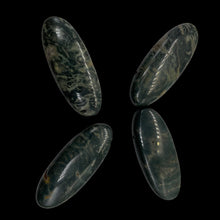 Load image into Gallery viewer, Ocean Jasper Speckled Green Gray Pendant Beads | 45x18x8mm | Green Grey | 4 |