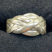 Load image into Gallery viewer, Woven 6 Band Sterling Silver Ring | Size 5 | Silver | 1 Ring |