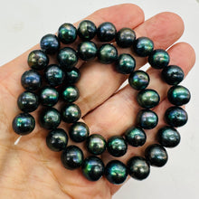 Load image into Gallery viewer, Fresh Water Pearls Large Round | 11mm | Blue | 38 per Strand