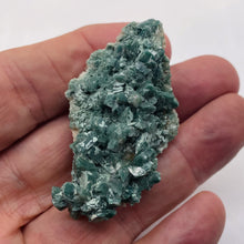 Load image into Gallery viewer, Heulandite with Caledonite Crystal | 2.2g | 55x33x26mm | Green | 1 Specimen |