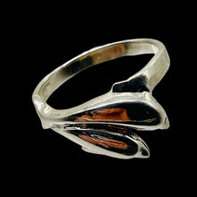 Load image into Gallery viewer, Sterling Silver Leaping Dolphins Ring | Size 7.5 | Silver | 1 Ring |
