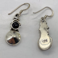 Load image into Gallery viewer, Fabulous Goddess Red Garnet Sterling Silver Drop/Dangle Earrings! | 1" Long |