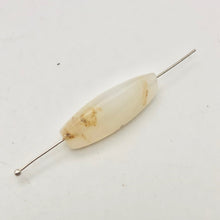 Load image into Gallery viewer, Pristine White Dendritic 28x10x10mm Opal Triangle cut Bead Strand