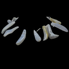 Load image into Gallery viewer, Blue Chalcedony Natural Beads 114g Strand | 45x10 to 33x12mm | 14 Beads |