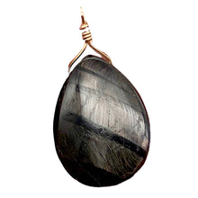 Load image into Gallery viewer, Hypersthene Briolette 14K Gold Filled Goddess Pendant | 11/2" Long |