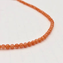 Load image into Gallery viewer, AAA+ Natural Deep Salmon Coral 2mm-3mm Bead 9 inch Strand 2615HS