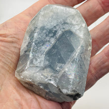 Load image into Gallery viewer, Celestine Cut Slab 256g Collectors Crystal Specimen | 3x2 1/4x1" | Blue White |