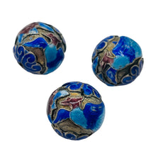 Load image into Gallery viewer, Phoenix Rising Fine Cloisonne Round Beads | 3 Beads | 16mm |