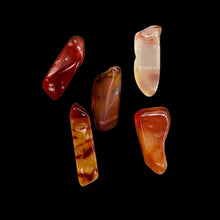 Load image into Gallery viewer, Designer 6 Wild Natural Carnelian Drop 20x6x5mm to 32x11x6mm Beads 8972