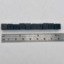 Load image into Gallery viewer, Black Obsidian with Some Rainbow Cube Beads | 8x8mm| 10 Beads |
