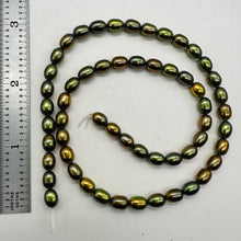 Load image into Gallery viewer, Fresh Water Pearls 16" Strand Potato Pearls | 7x6mm | Rosy Green | 1 Strand |