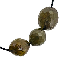 Load image into Gallery viewer, 3 Natural Platinum Silver Diamond 1.54cts Beads 9314T