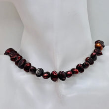 Load image into Gallery viewer, Smoldering Burgundy 10 to 8mm FW Pearl Strand 108318