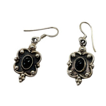 Load image into Gallery viewer, Stellar! Black Onyx Sterling Silver Drop/Dangle Earrings | 1 1/2" Long |