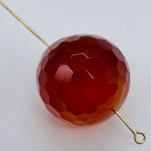 Load image into Gallery viewer, Disco Ball Facet! 18mm Natural Carnelian Bead 7261A