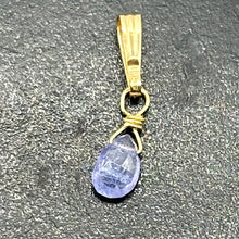 Load image into Gallery viewer, Tanzanite 14K Gold Filled Wire Wrap Pendant | Lavender | 1 inch Long |