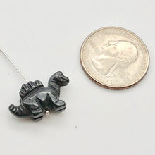 Load image into Gallery viewer, 2 Hematite Dinosaur Stegosaurus Beads | 21x11x8mm | Graphite