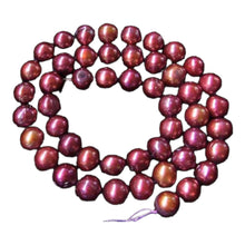 Load image into Gallery viewer, Golden Raspberry 7-9x7.5mm FW Pearl Strand 108315