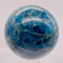 Load image into Gallery viewer, Apatite 323g Meditation Sphere | 2.32" | 58mm | Blue, White | 1 Display Specimen