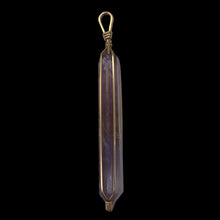 Load image into Gallery viewer, Ametrine Yellow Gold Wire Wrap Rectangle Point | 3" Long | Purple Gold |