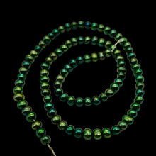 Load image into Gallery viewer, 4-5mm Forest Green Freshwater Pearl 16" Strand 109959