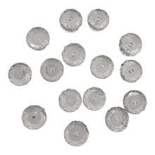 Load image into Gallery viewer, Quartz Clear Faceted Rock Crystal Rondelle Parcel | 8x5mm | Clear | 15 Beads|