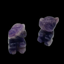 Load image into Gallery viewer, Swingin 2 Carved Amethyst Monkey Beads | 20.5x12x11mm | Purple