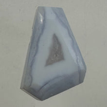 Load image into Gallery viewer, Chalcedony Druzy 52ct Designer Cut Pendant Bead| 34x24x10mm|Blue|1 Pendant Bead|