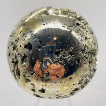 Load image into Gallery viewer, Pyrite Sphere Display Item | 384g | 2 1/4" | Golden | 1 Collector's Sphere |