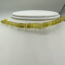 Load image into Gallery viewer, Citrine from Brazil Faceted Rondelle 8* Strand | 6x2mm | Yellow | 85 Beads |