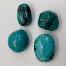 Load image into Gallery viewer, Turquoise Nugget Beads | 18g | 23x10 to 19x9mm | Blue, Black | 4 Beads |
