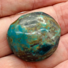 Load image into Gallery viewer, Turquoise Natural Focal 17g Nugget Bead | 29x28x15mm | Blue, Black | 1 Bead |