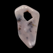 Load image into Gallery viewer, Peruvian Opal 13g Abstract Cut | 64x37x6mm | White. Gray, Pink | 1 Pendant Bead|