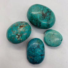 Load image into Gallery viewer, Turquoise Nugget Beads |19g | 24x11 to 15x6mm | Blue, Black | 4 Beads |