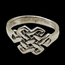 Load image into Gallery viewer, Sterling Silver Celtic Knot Ring | Size 6.75 | Silver | 1 Ring |